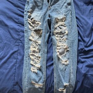 American Eagle Outfitters Light Blue Stretch Jeans